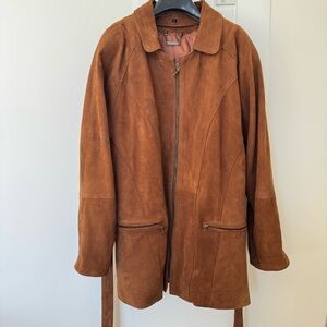 Y2K Vintage Brown Suede women’s Jacket size M